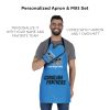 [Personalization Only] Panthers Apron & BBQ Mitt Set