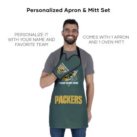 [Personalization Only] Packers Apron & BBQ Mitt Set