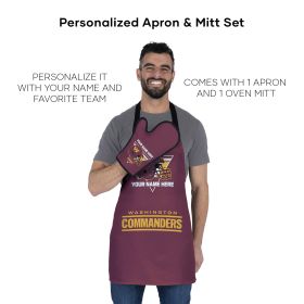 [Personalization Only] Commanders Apron & BBQ Mitt Set