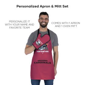 [Personalization Only] Cardinals Apron & BBQ Mitt Set