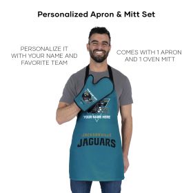 [Personalization Only] Jaguars Apron & BBQ Mitt Set