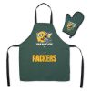 [Personalization Only] Packers Apron & BBQ Mitt Set